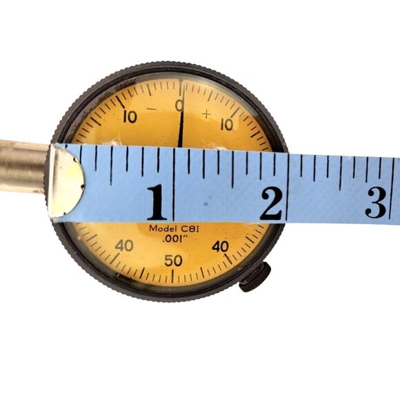 Vintage Federal Model C81 Dial Indicator Measuring Tool Full Jeweled With Arm - Picture 8 of 8